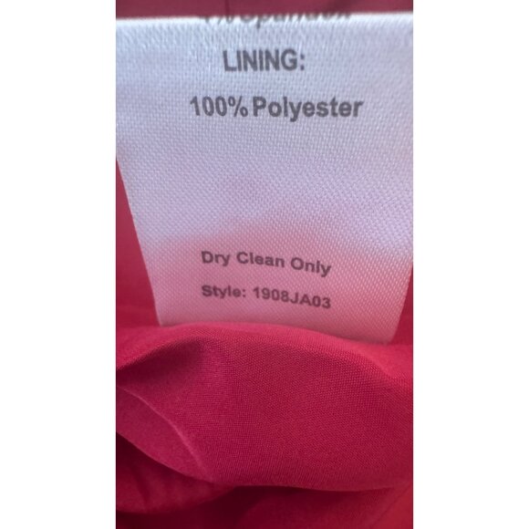 2/$30 NWT Choosy Size 12 Deep Rose Pink Double Breasted Betsy Blazer - Picture 14 of 16